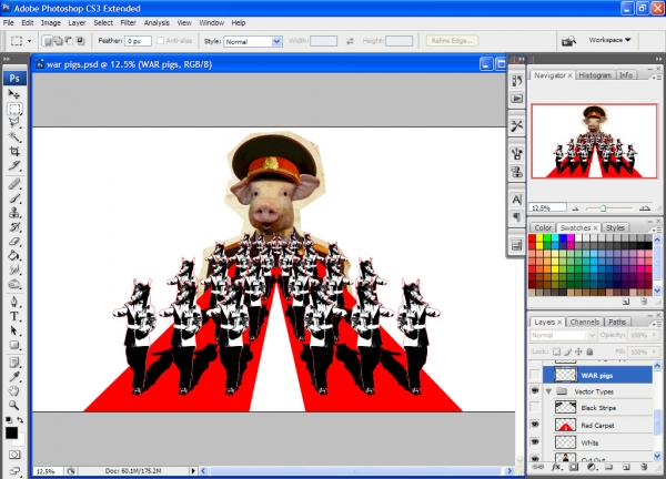 Creation of War Pigs: Step 11